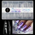 140pc 3D Diamond Soft Gel Nail Tips Style 08 Nail Art Designs