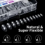 140pc 3D Diamond Soft Gel Nail Tips Style 01 Nail Art Designs