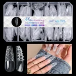 140pc 3D Diamond Soft Gel Nail Tips Style 11 Nail Art Designs