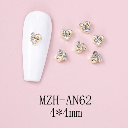 Nail Art Deco Beach Rhinestone Clam Ocean Themed Charm Y01-MZH-AN62